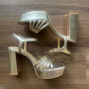NEW Reformation Molly Heeled Sandals